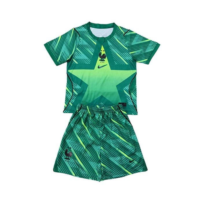 Maillot Enfant France Gardien 2026/2027 Vert – Image 2
