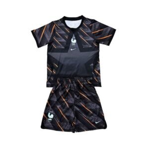 Alternative view of Maillot Enfant France Gardien 2026/27 Noir Orange