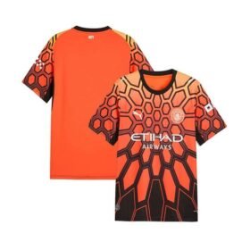 Maillot Manchester City Gardien 2026/27 Noir Orange