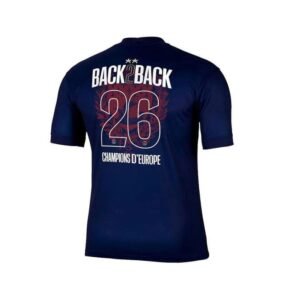 Alternative view of Maillot Enfant PSG Domicile 2 étoiles Champions D'Europe 26