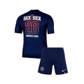 Maillot Enfant PSG Domicile 2 étoiles Champions D'Europe 26