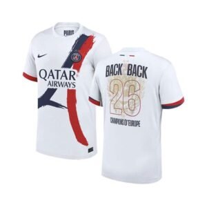 Maillot PSG Extérieur 2 étoiles Champions D'Europe 26