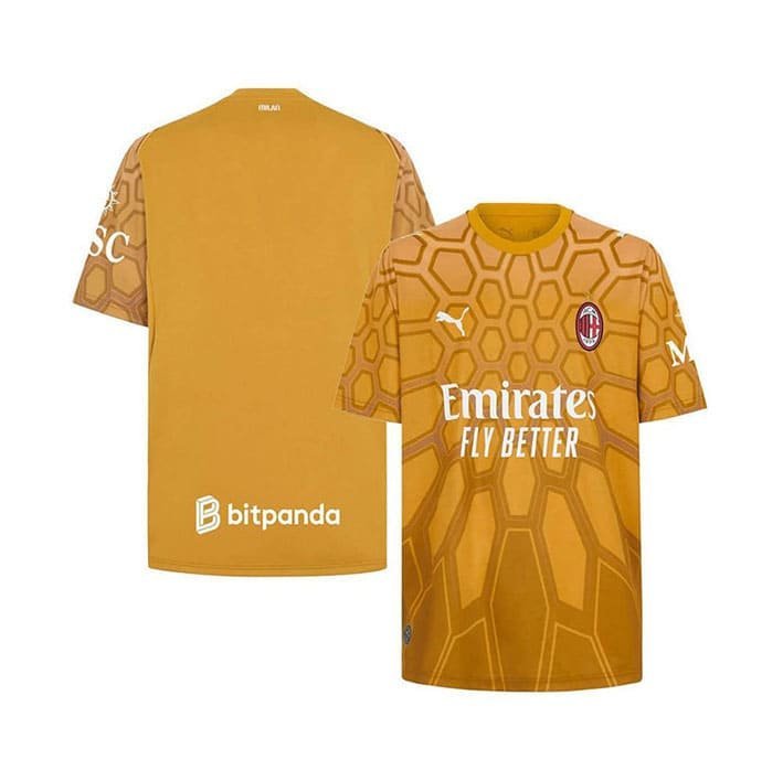 Maillot AC Milan Gardien 2026/2027 Homme Or