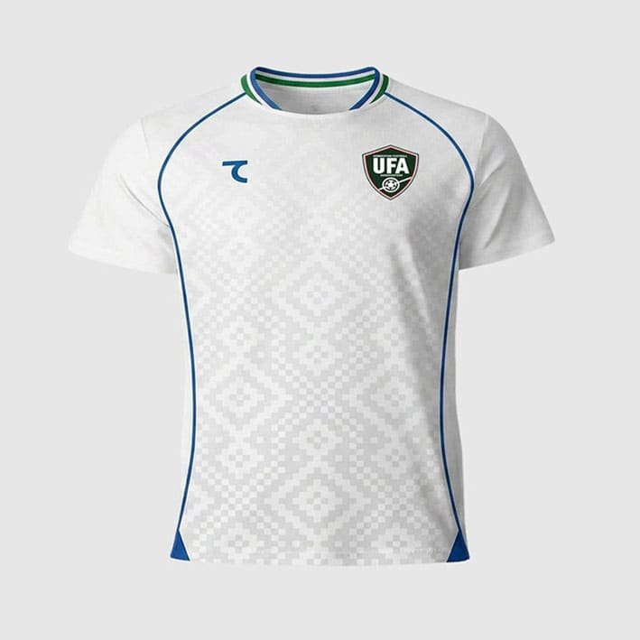 Maillot Enfant Uzbekistan Extérieur 2026/2027 Blanc – Image 2