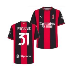Maillot AC Milan Domicile 2026/2027 (Pavlovic 31)