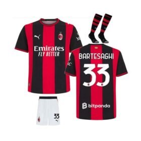 Maillot Kit AC Milan Domicile Enfant 2026/2027 (Bartesaghi 33)
