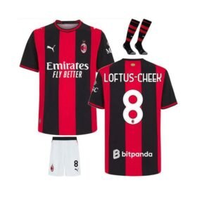 Maillot Kit AC Milan Domicile Enfant 2026/2027 (Loftus Cheek 8)