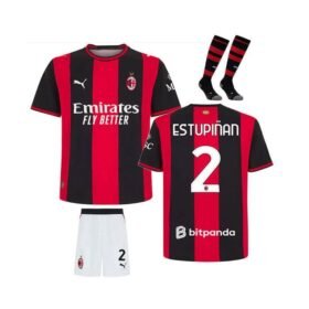 Maillot Kit AC Milan Domicile Enfant 2026/2027 (Estupinan 2)