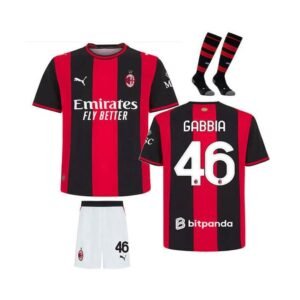 Maillot Kit AC Milan Domicile Enfant 2026/2027 (Gabbia 46)