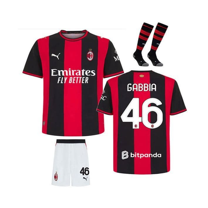 Maillot Kit AC Milan Domicile Enfant 2026/2027 (Gabbia 46)
