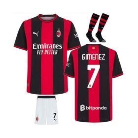 Maillot Kit AC Milan Domicile Enfant 2026/2027 (Gimenez 7)