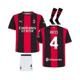 Maillot Kit AC Milan Domicile Enfant 2026/2027 (Ricci 4)