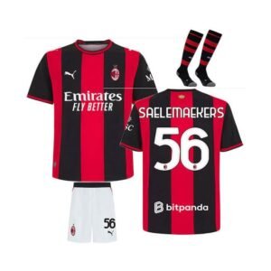 Maillot Kit AC Milan Domicile Enfant 2026/2027 (Saelemaekers 56)