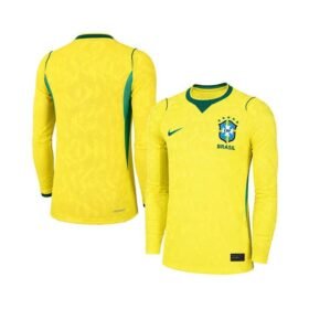Maillot Bresil Domicile Manches Longues 2026/2027 Homme