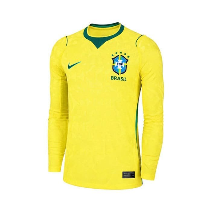 Maillot Bresil Domicile Manches Longues 2026/2027 Homme – Image 2
