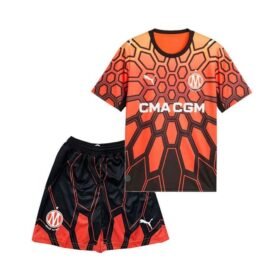 Maillot Enfant Marseille Gardien 2026/2027 Orange Noir