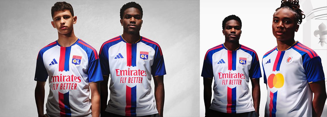 Maillots Lyon 2026-2027 pas cher